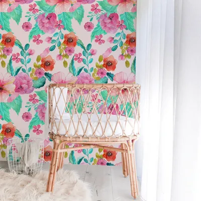 Produktbild von Coloray Fototapete 208x146 cm Vlies-Fototapete - floral subtlesoft.