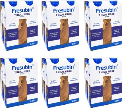 Produktbild von FRESUBIN 2 KCAL FIBRE Drink Schokolade 6x4x200ml Trinkflasche