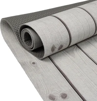 Produktbild von Küchenläufer RANNA Premium Läufer Küchenteppich Teppich Textil Holz Dielen Grau 65x240cm