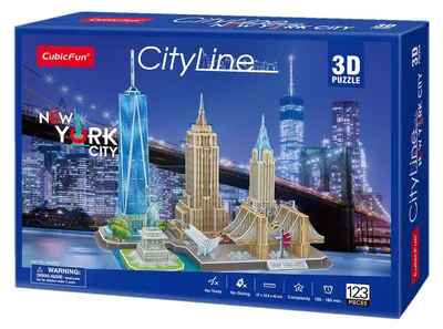 Zdjęcie produktu dla CubicFun MC255h, 123 szt., Budynki, 8 lat(a)