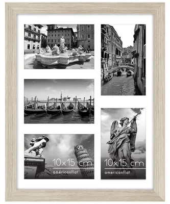 Productafbeelding van Americanflat fotolijst collage, 10x15 cm, drijfhout - fotolijst 28x36 cm, met