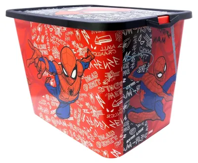 Produktbild von Spiderman Aufbewahrungsbehälter mit Klickverschluss, 23 Liter