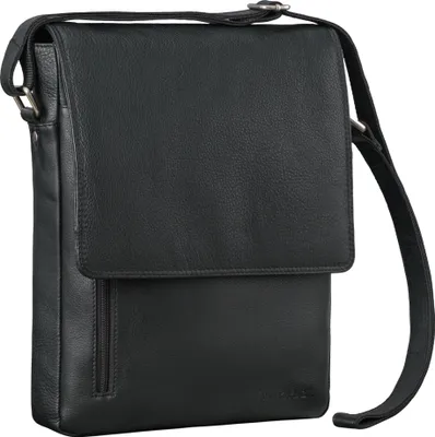 Produktbild von ROYALZ Herren Umhängetasche Leder Schultertasche "Kansas" Vintage Ledertasche 13 - 14 Zoll Laptop-Tasche Echtleder Mittel-groß DIN A4 Messenger Bag für Männer