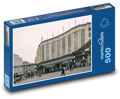 Produktbild von Puzzle 500 Hauptbahnhof Brüssel - martinpuzzle