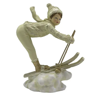Obrázek produktu pro Clayre & Eef figurka Dítě 19 cm béžová Zlatá barva plastu