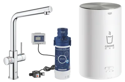 Zdjęcie produktu dla GROHE Red Duo, Standardowy, Chrom, Uchwyt, Pojedyńczy, Typ L, Ceramika