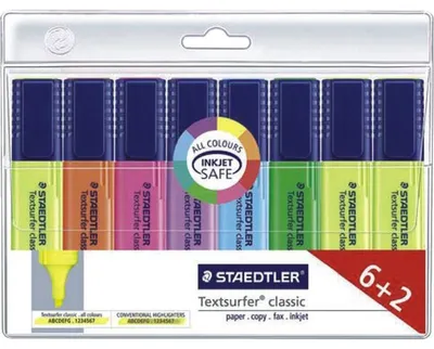 Obrázek produktu pro STAEDTLER Textmarker Textsurfer Promotion 6+2