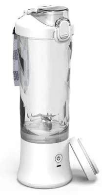 Zdjęcie produktu dla Przenośny mikser - elektryczny sokowirówka - ładowany przez USB - biały - pojemność 600ml - idealny do sportu i podróży