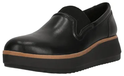 Produktbild von CLARKS Loafer Zylah Sky mit gerillter Gummilaufsohle 1216 Black Leather 39