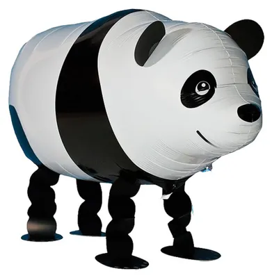 Zdjęcie produktu dla Balon foliowy Airwalker Panda, ok. 65 x 42 cm