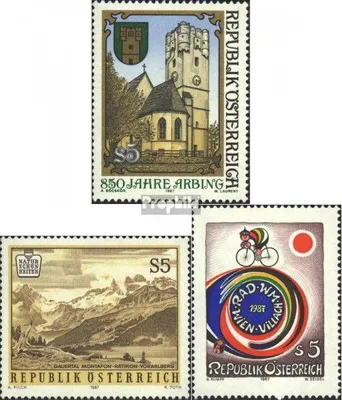 Produktbild von Briefmarken Österreich 1987 Mi 1895,1896,1897 (kompl.Ausgaben) postfrisch Sondermarken