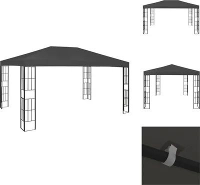 Produktbild von vidaXL Pavillon 3×4 m Anthrazit - Pavillons & Partyzelte