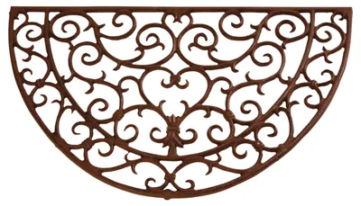 Image de Esschert Design Paillasson antique semi-circulaire ; LH37