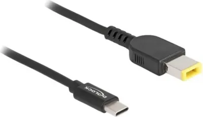Image de Câble de charge pour ordinateur portable Delock USB-C mâle vers Lenovo 11,0 x 4,5 mm mâle