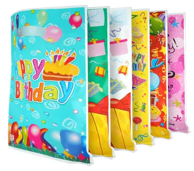 Immagine prodotto di Sacchetti regalo in plastica, confezione da 30 pezzi, colorati, per feste di compleanno per bambini