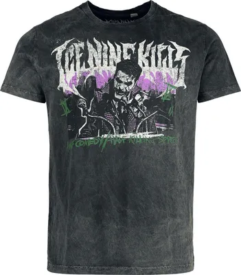 Produktbild von Ice Nine Kills T-Shirt Herren Joker Clean grau Band-Merch, Bands 100% Baumwolle XL