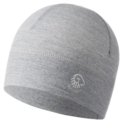 Giesswein Unisex Helm-Unterziehmütze Fahrradmütze Gamsstein in grau