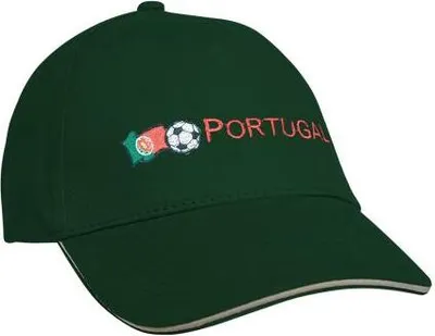 Produktbild von Baseballcap mit Einstickung Fahne Flagge Portugal 68019 versch. Farben Color - grün