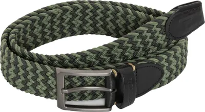 Produktbild von Red Bridge Herren Gürtel Geflochten mit Leder Khaki-Schwarz 90