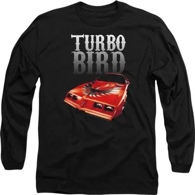 Imagen del producto de Camiseta de manga larga uni para hombre/mujer, diseño "Turbo Bird" de Pontiac, modelo TV21110 (talla XL), color
