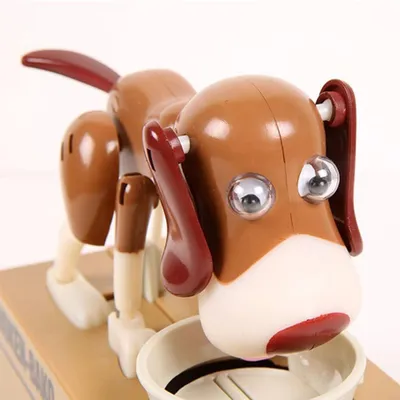 Produktbild von Spardose Hund frisst Münze, Mechanische Tierfigur nimmt Münzgeld auf, Sparbüchse für Kinder Hungriger Hund, Doggy Bank