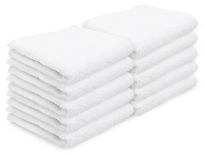 Produktbild von 10er Set Seiftücher, 100% Baumwolle, 30x30 cm, weiß