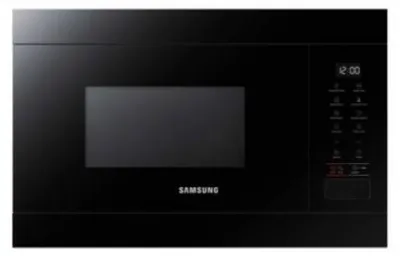 Immagine prodotto di Samsung MS22T8254AB/E1, Forno a microonde da incasso, 22 litri, 1250 W, display integrato, tecnologia LED