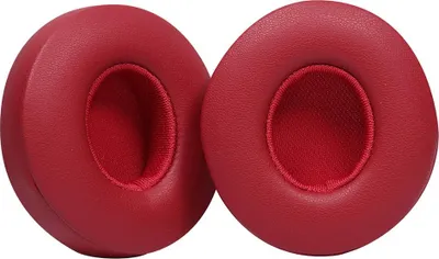 Immagine prodotto di INF 2 Cuscinetti di ricambio in pelle proteica per Beats Solo 2 e Solo 3 Rosso