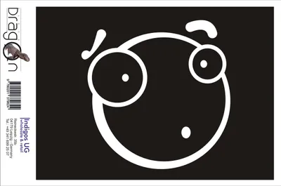 Produktbild von Aufkleber / Autoaufkleber - JDM / Die cut / Auto / OEM - Shocked - 210x210mm schwarz - Heckscheibe / Heckscheibenaufkleber