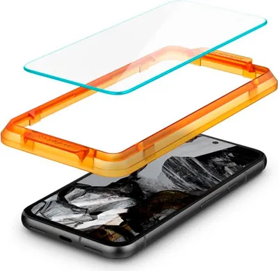 Obrázek produktu pro Spigen GLAS.tR Align Master, Google, Pixel 8a, Odolné proti poškrábání, Průhledná, 2 kusů