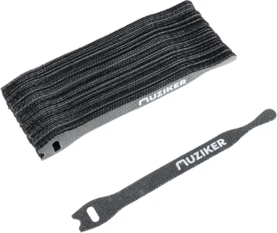 Image de Muziker FlexTie Mini 15 cm, 45 pièces, attaches de câbles