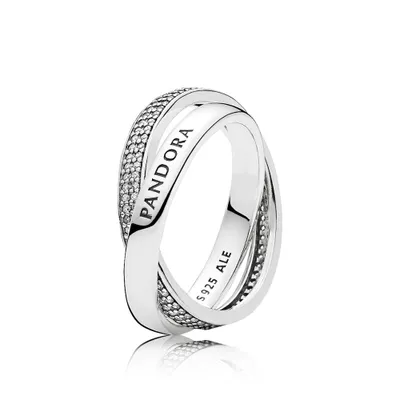 Immagine prodotto di Anello Pandora Versprechen, argento sterling, taglia 58. Codice prodotto: 196547CZ