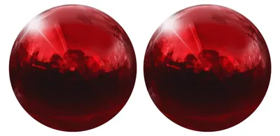 Obrázek produktu pro Dekorativní reflexní koule, 63 mm - Sada 2 kusů, vhodné jako dekorace do zahrady