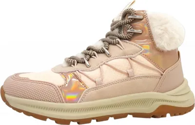 Image de Bullboxer : Bottines à lacets pour filles, couleur rose, modèle décontracté
