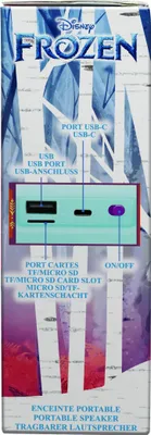 Produktbild von Disney Frozen Tragbarer Bluetooth®-Lautsprecher Stoff