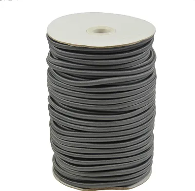 Produktbild von 50m extra starke Gummikordel 5mm, Farbe wählbar - Expanderseil, Rundgummi, Farbe:stone