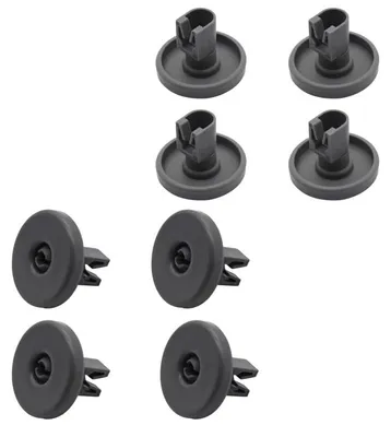 8 Geschirrspüler-Rollen 40 mm, Ersatz für Unterkorb