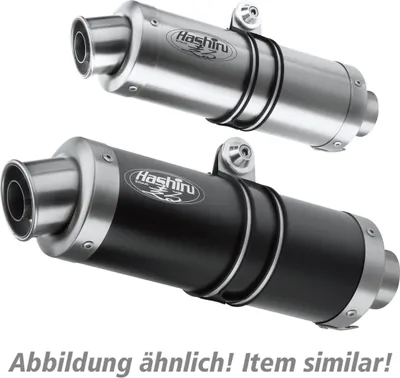 Produktbild von Hashiru Auspuff ST05 rund schwarz für Suzuki GSX-R 1000 /R 2017-