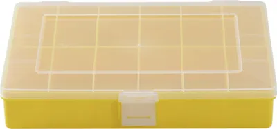Obrázok produktu pre hünersdorff 608200, Odkladacia schránka, Žltá, Obdĺžnikový, Polypropylén (PP), Jednofarebné, 250 mm