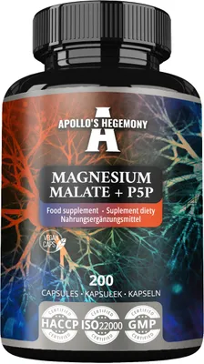 Produktbild von Magnesium-Malat + P5P-Ergänzung diety 200 kapsułek