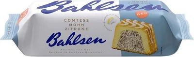 Produktbild von 8 Stück Bahlsen 44200 Comtess Mohn-Zitrone Kuchen, 350 g pro Stück