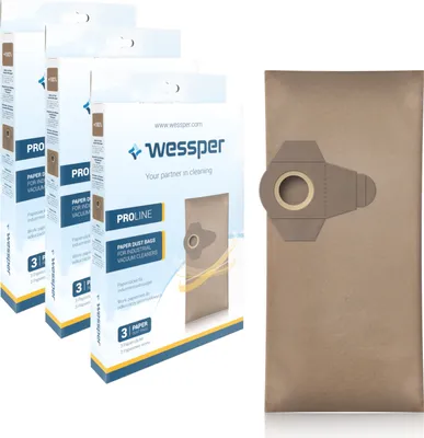 Obrázek produktu pro 15x náhradní 20litrový filtrační sáček do vysavače Wessper pro vysavač Parkside PWD 30 A1