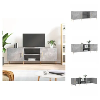 Produktbild von vidaXL TV-Schrank Betongrau 150x30x50 cm Holzwerkstoff -  TV-Möbel