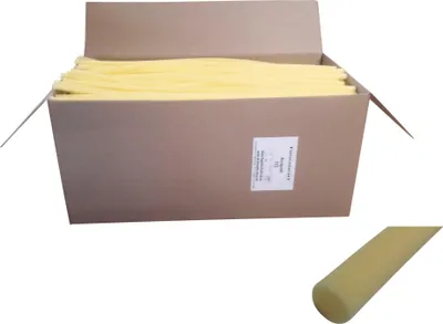 Produktbild von 100 x Fugen Rundschnur Rundprofil HS Polyurethangelb offenzellig Ø50mm x 1m Schaumstoff