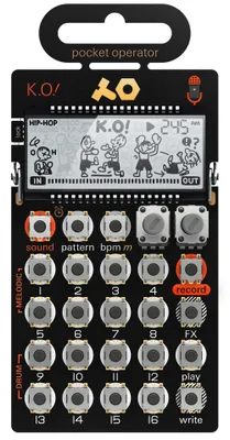 Produktbild von Teenage Engineering PO-33 K.O!, Schwarz, LCD, Akku, AAA