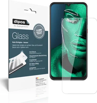 Zdjęcie produktu dla 2x folia ochronna do ZTE Blade V10 - folia antywstrząsowa 9H dipos Glass szkło plastikowe