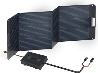 Obrázok produktu pre BMZ skladací solárny panel 200 W s regulátorom výkonu