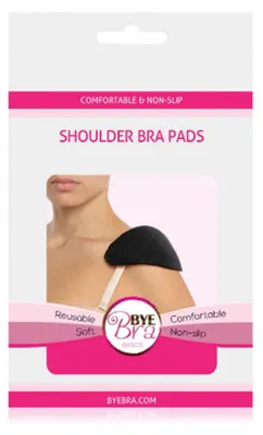 Obrázok produktu pre Bye-Bra - Ochranné Podložky Na Ramená Čierne