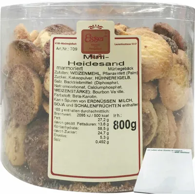 Produktbild von Esser Mini Heidesand (800g Runddose) + usy Block