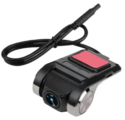 Zdjęcie produktu dla Rejestrator wideo HD 720p do samochodu – mini kamera samochodowa z funkcją GPS i systemem ADAS